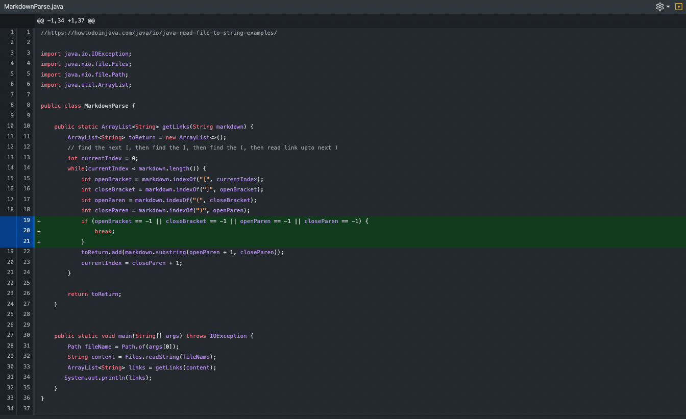 Infinite Loop Code Change Difference